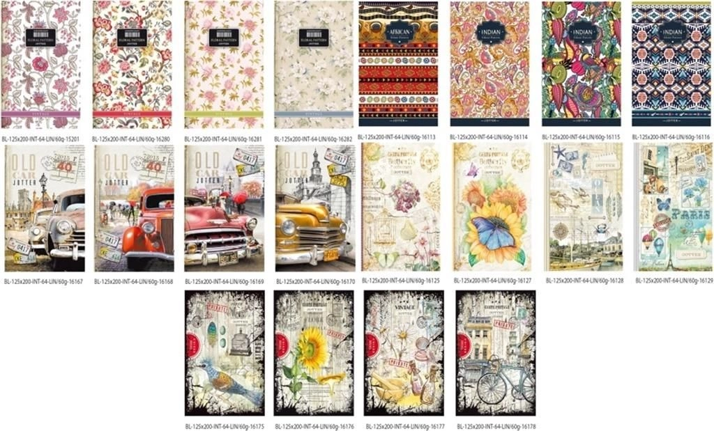 Decorative notebook 125x200/64K FRESH line 292860