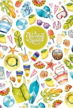 Decorative notebook 143x210/96K checkered Holidays 457652