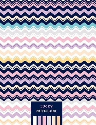 Decorative notebook 128x165/64K checkered Waves FRESH