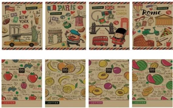 Fresh Notebook B6 32 squared sheets