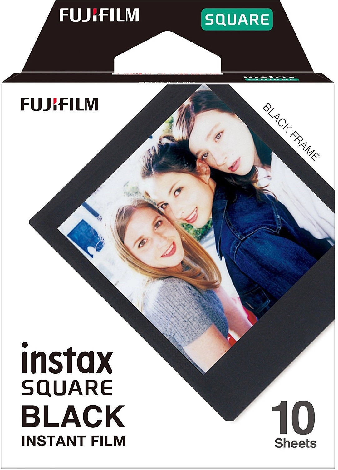 1 Fujifilm Instax Square Film Black