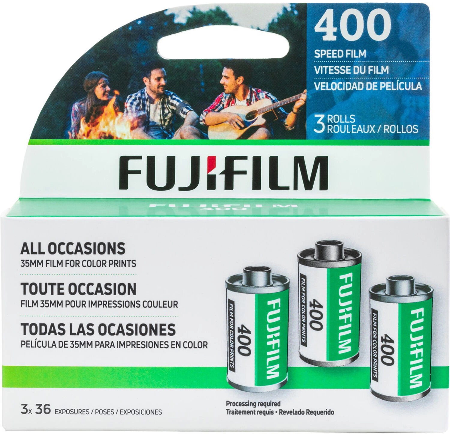Fujifilm film 400/36x3 074101242485