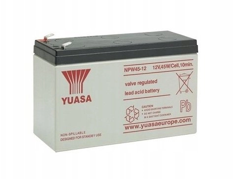 Baterie YUASA NPW45-12 (12V 45W/čl. 9Ah