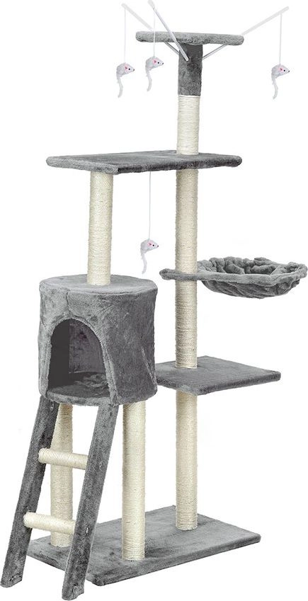 Funfit XL cat scratcher with toys