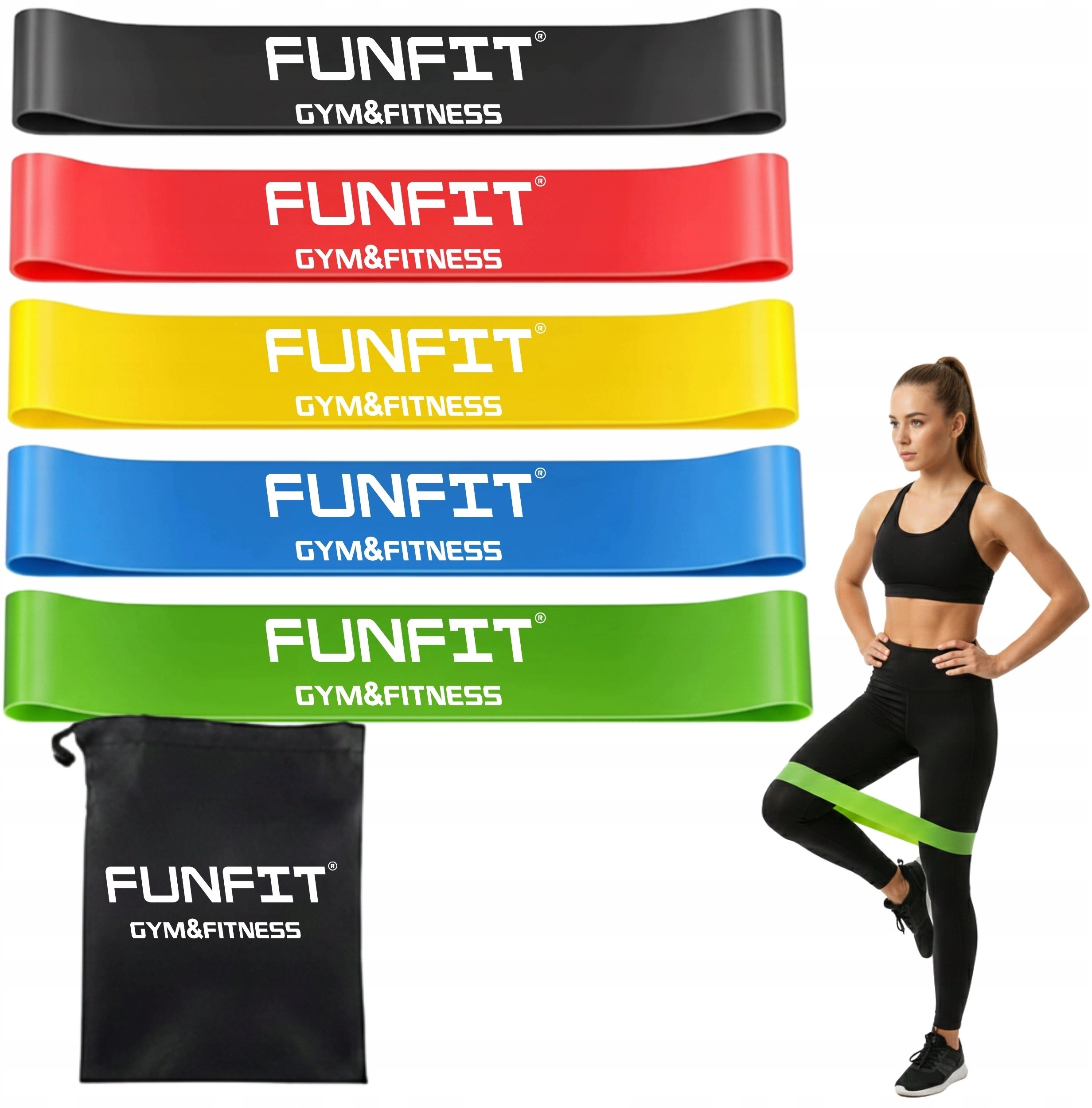 Funfit SET OF SHORT LATEX TAPES