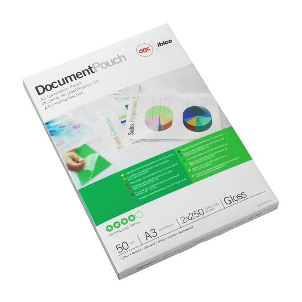 GBC Document Laminating Pouches A3 2x75