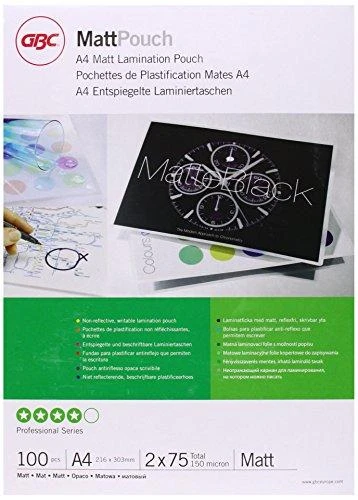 GBC Lamination Pouch A4 Matt 75