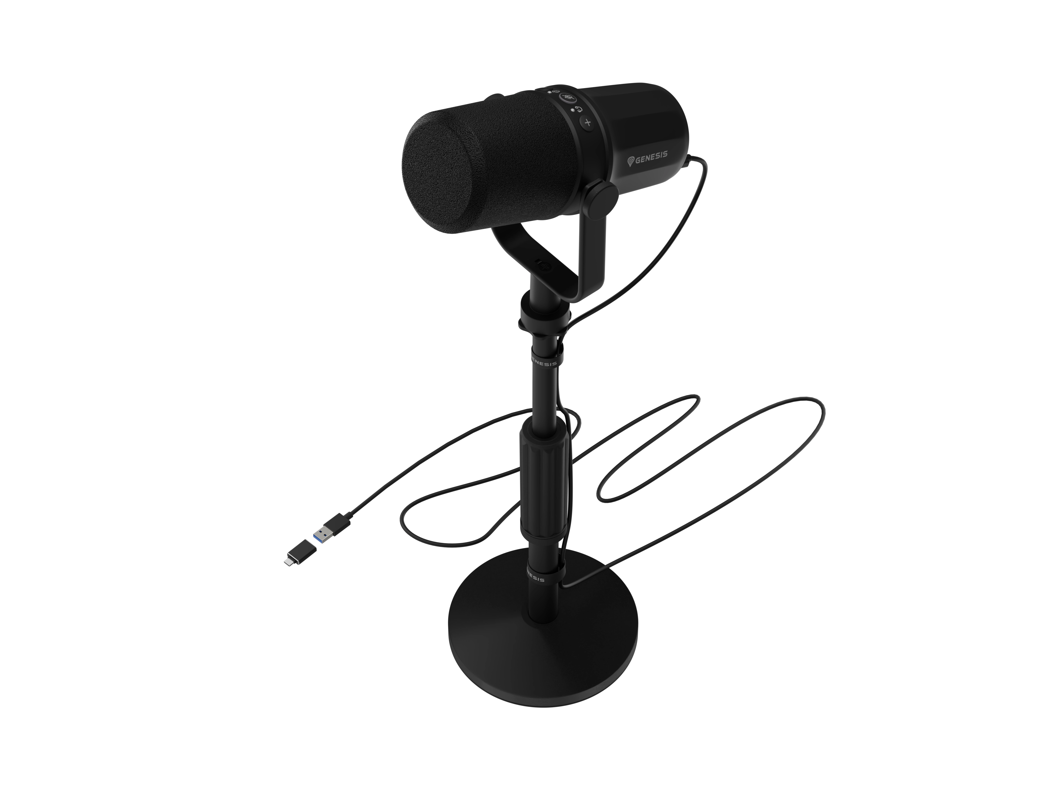 GENESIS RADIUM 750D Black PC microphone