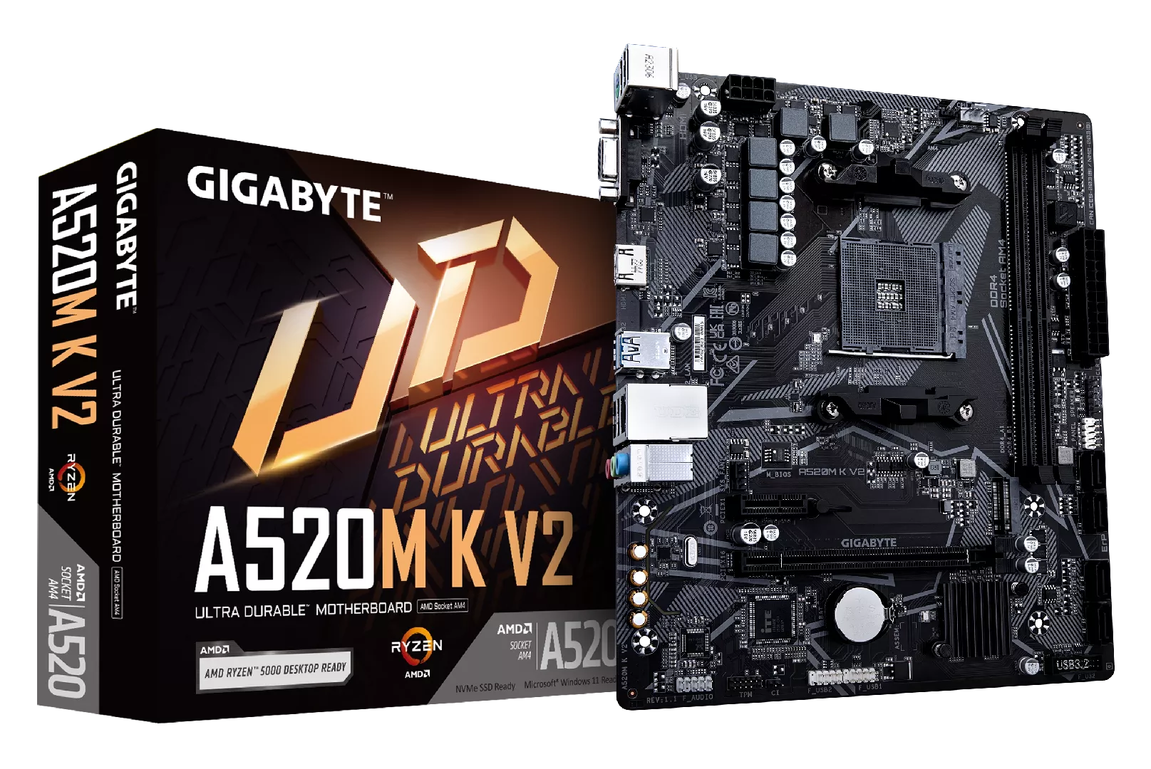 GIGABYTE A520M K V2 Motherboard -