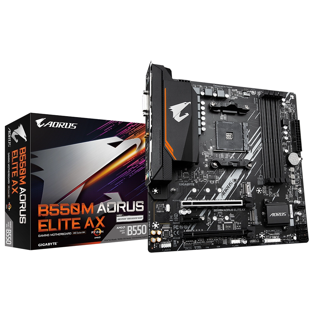 GIGABYTE B550M AORUS ELITE AX Motherboard