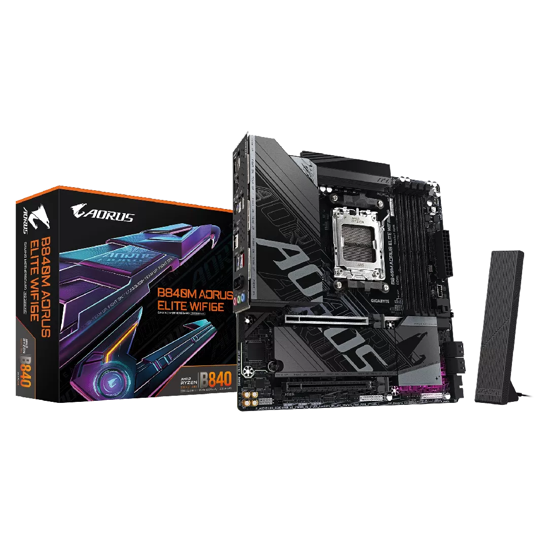 GIGABYTE B840M AORUS ELITE WIFI6E Motherboard