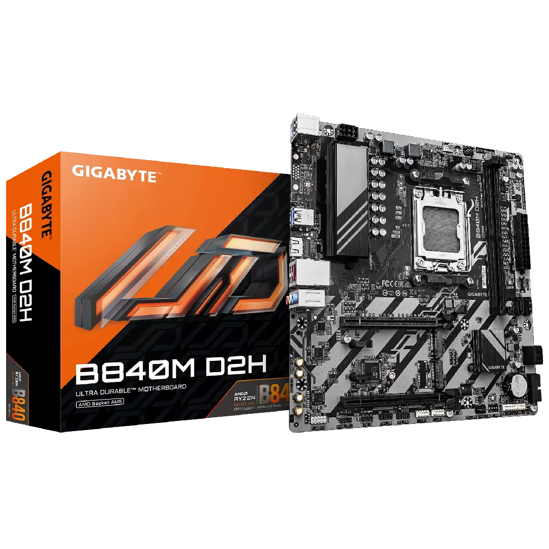 GIGABYTE B840M D2H Motherboard - AMD