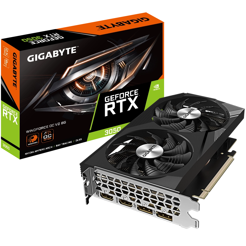 GIGABYTE GeForce RTX 3050 WINDFORCE OC