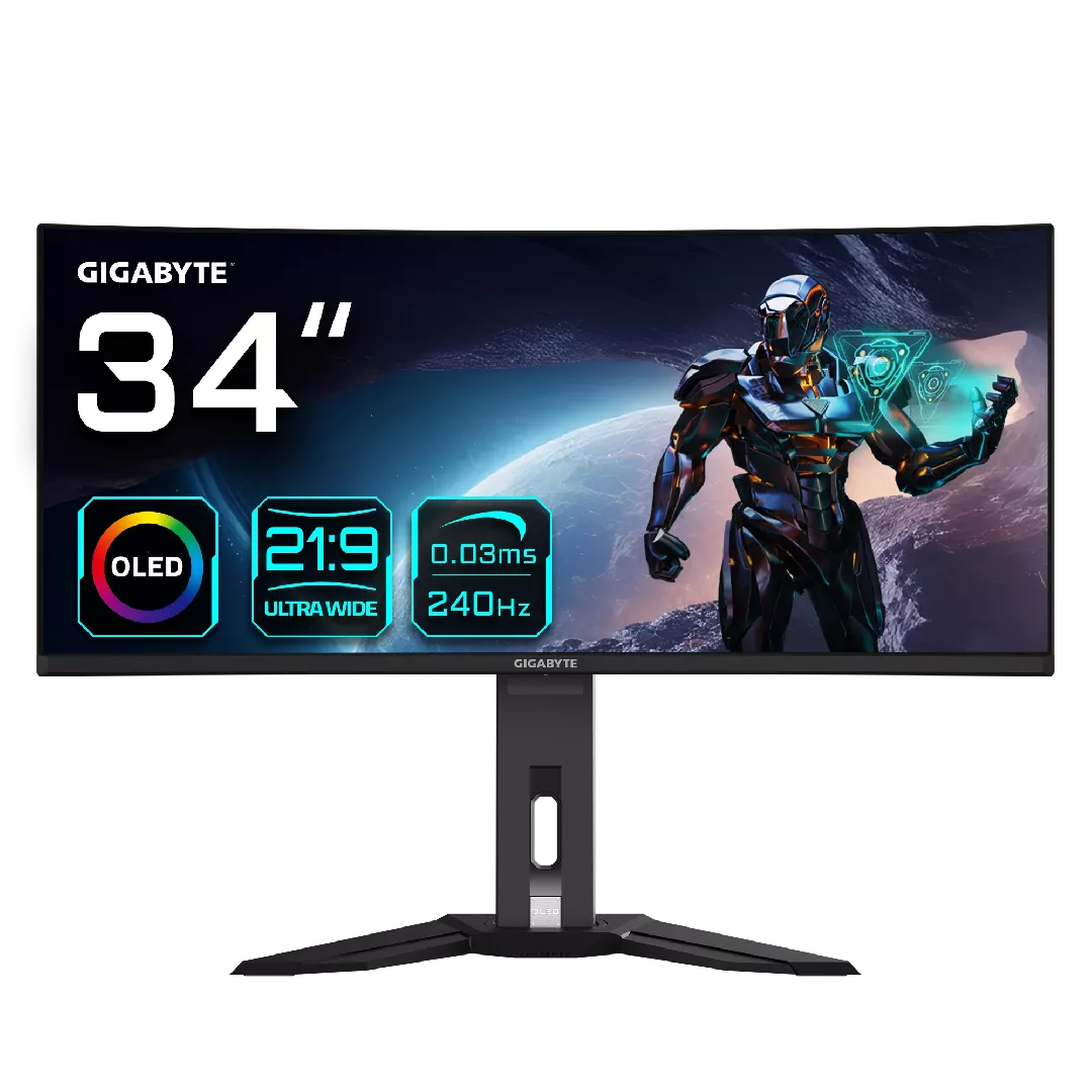 GIGABYTE MO34WQC2 34" OLED WQHD Curved