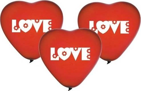 GMR Love heart latex balloons -