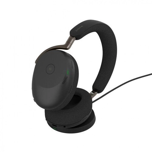 Jabra Evolve3 85 MS + uzlādes stacija + Link 390c melns