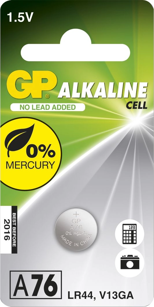 GP Cell Battery LR44 1 pc