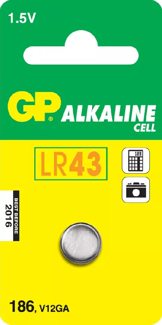 GP Batteries Alkaline Cell 186 Single-use