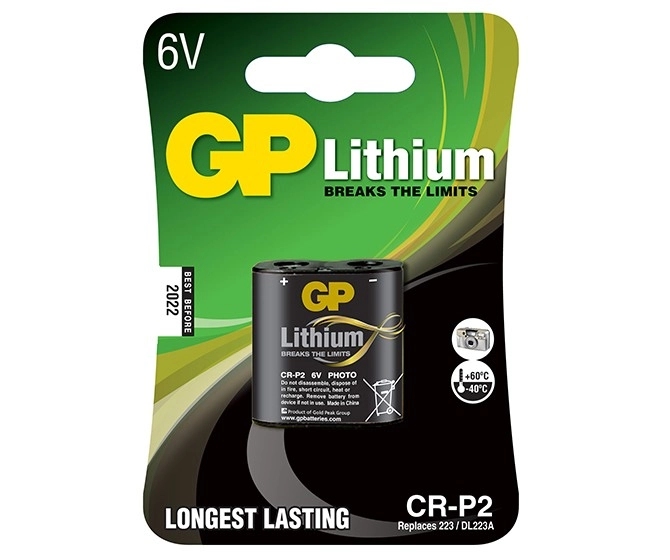 GP Batteries CR-P2 Lithium 070CRP2D1 CRP2-U1