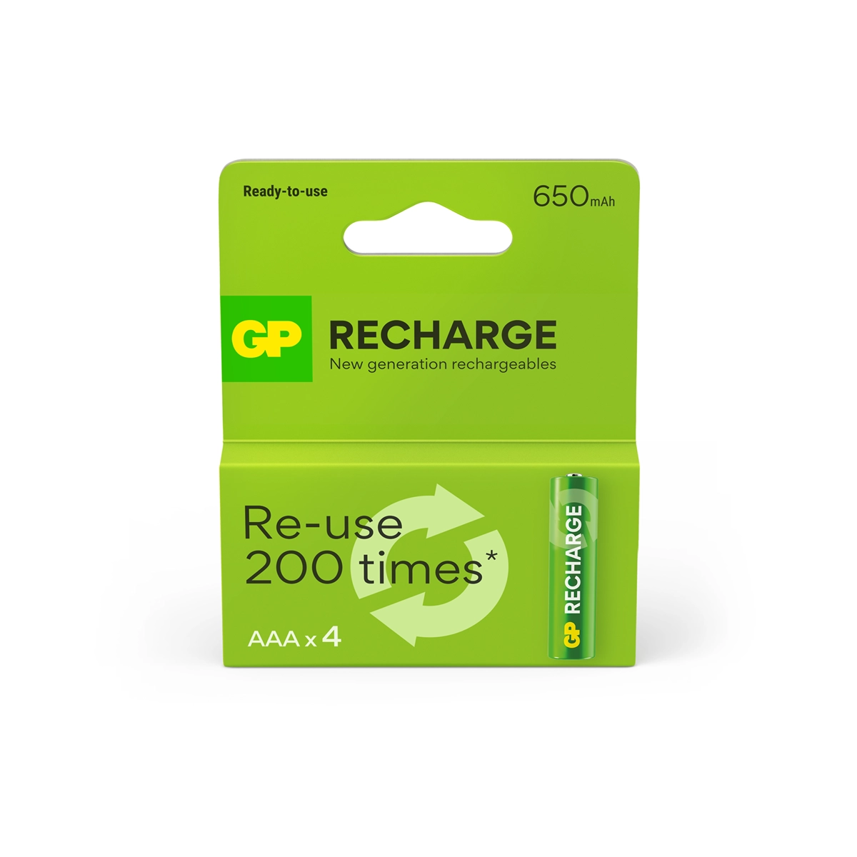 GP Recharge Rechargeable Battery Size AAA