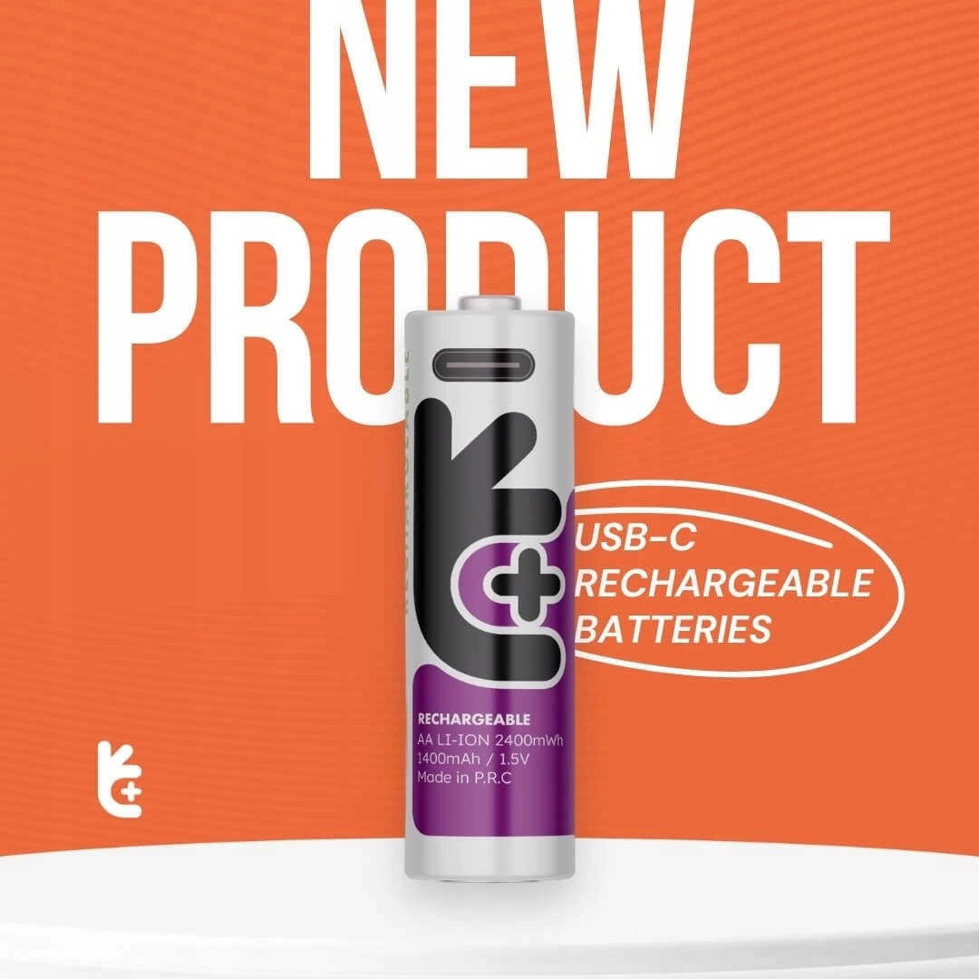 Uniross USB-C AA rechargeable Battery Pack