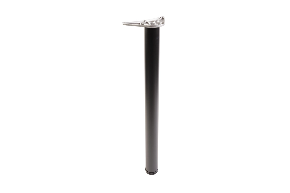 Galda kāja 710mm melna 1362971