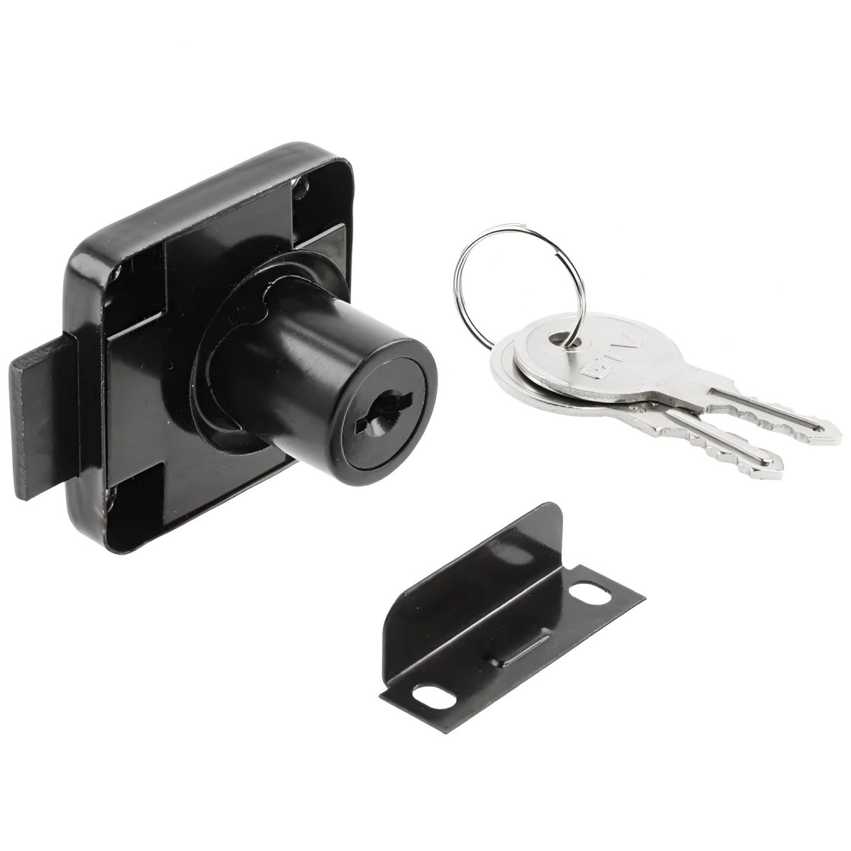 Slēdzene skapim ar 2 atslēgām 138mm