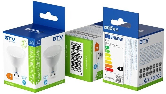 GTV LED BULB SMD GU10 WARM