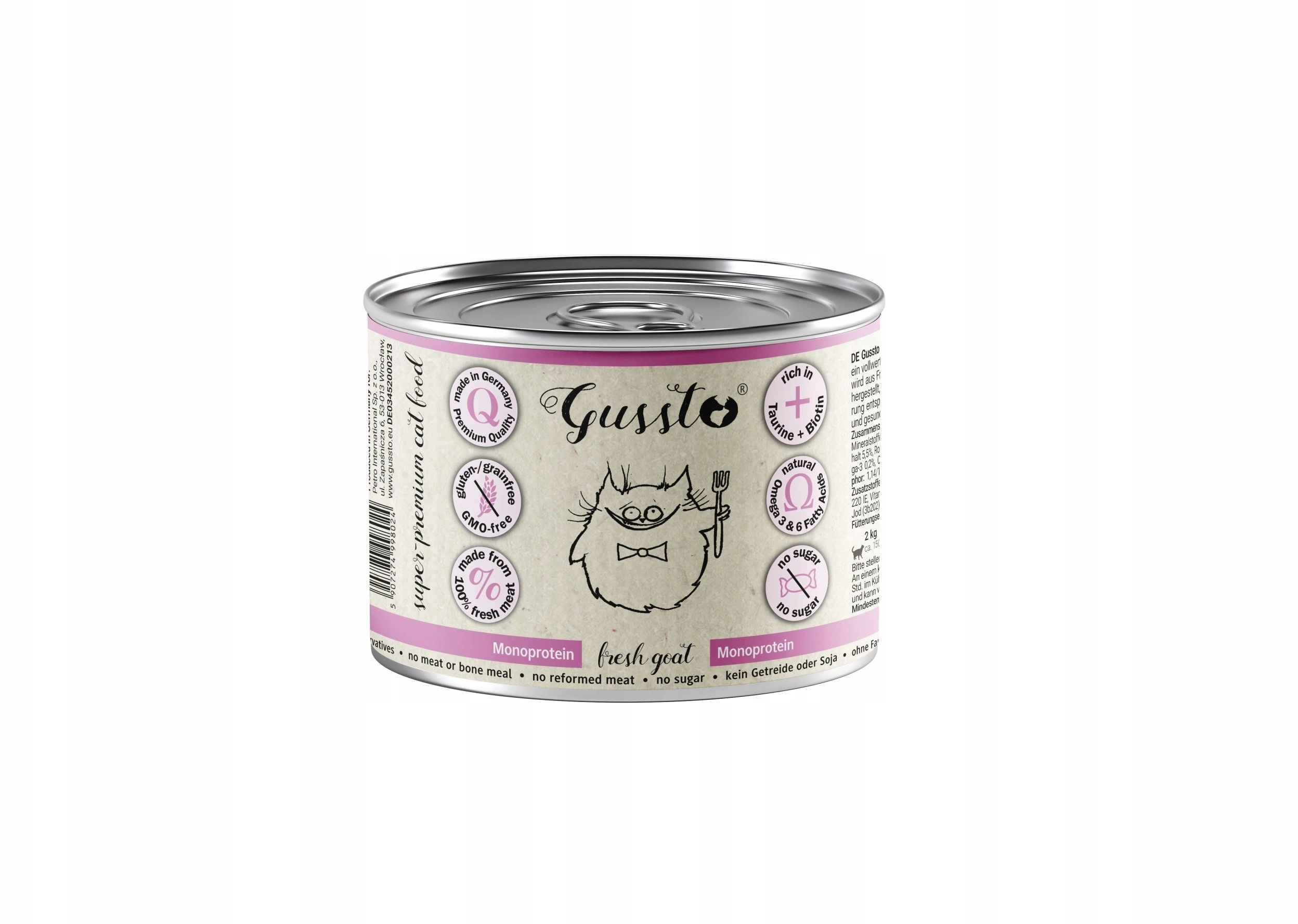GUSSTO GUSSTO canned 200g FRESH GOAT