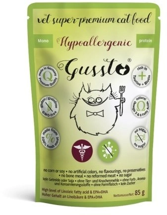 GUSSTO GUSSTO VET saszetka 85g HYPOALLERGENIC
