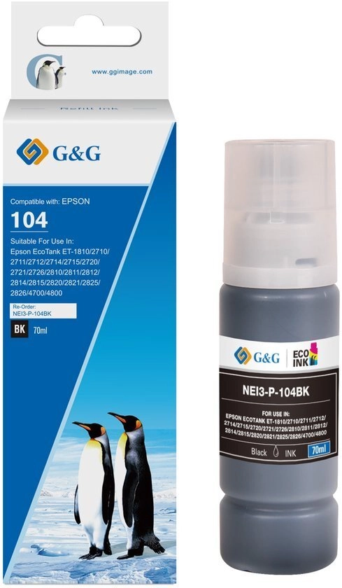 GG EcoTank ink* Inks compatible with