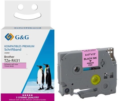 GG GG silk label tape compatible