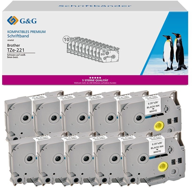 GG GG 20101 labeling tapes Black