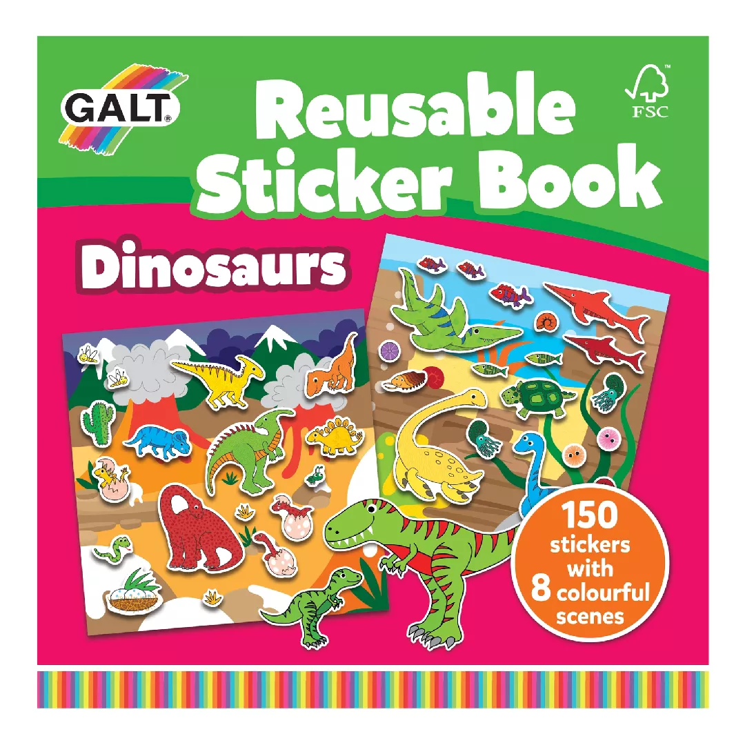 Galt Toys Reusable Sticker Book -