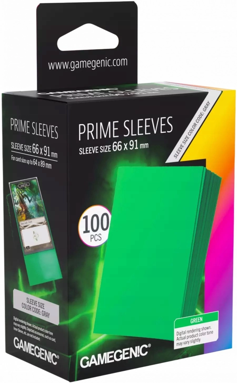 Gamegenic Gamegenic: Prime Sleeves (66x91 mm)