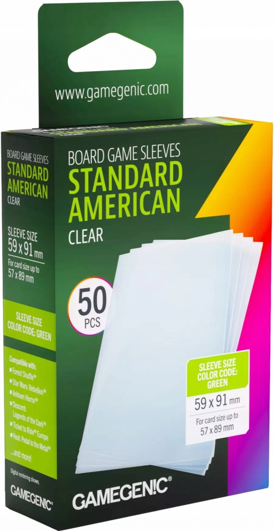 Gamegenic Gamegenic: Board Game Sleeves -