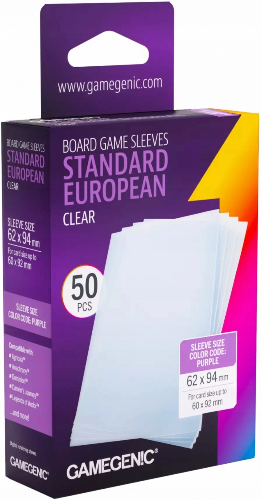 Gamegenic Gamegenic: Board Game Sleeves -