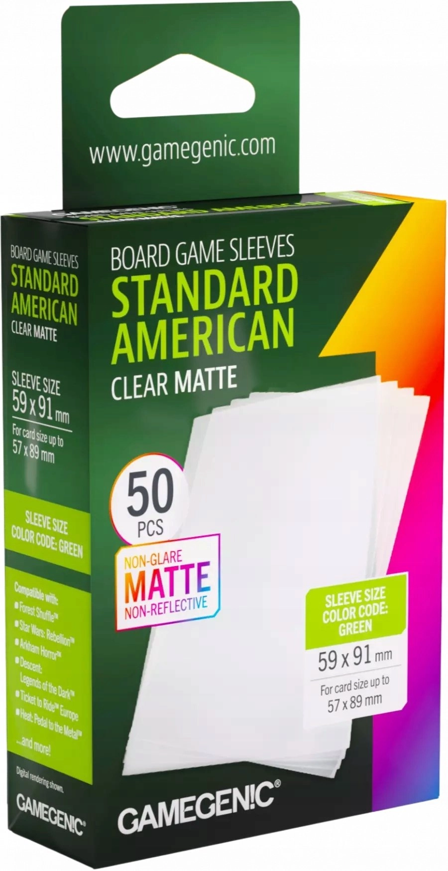 Gamegenic Gamegenic: Board Game Sleeves -