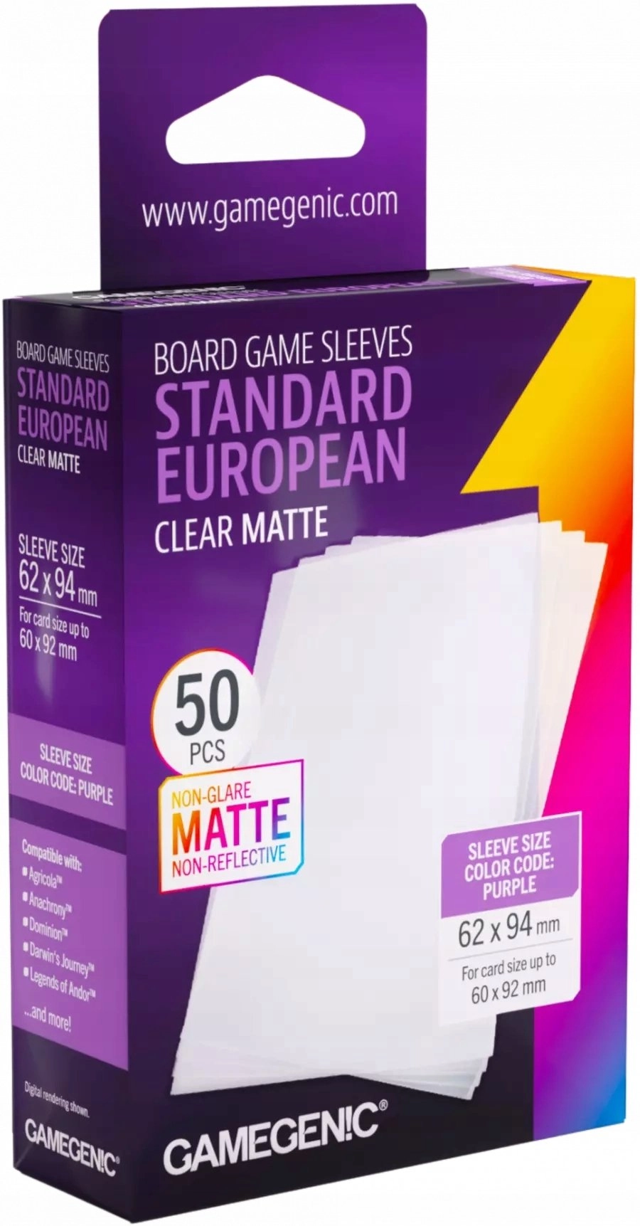 Gamegenic Gamegenic: Board Game Sleeves -
