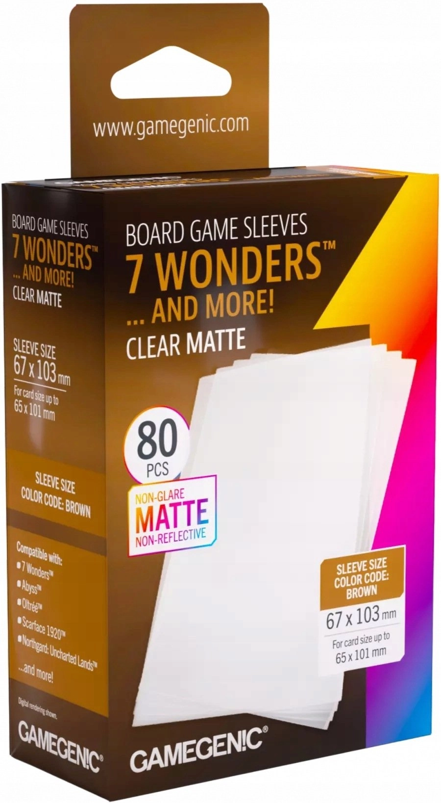 Gamegenic Gamegenic: Board Game Sleeves -