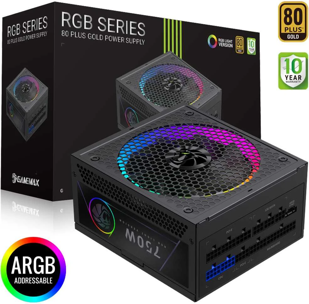 Zasilacz GameMax Gamemax PSU  RGB 750G