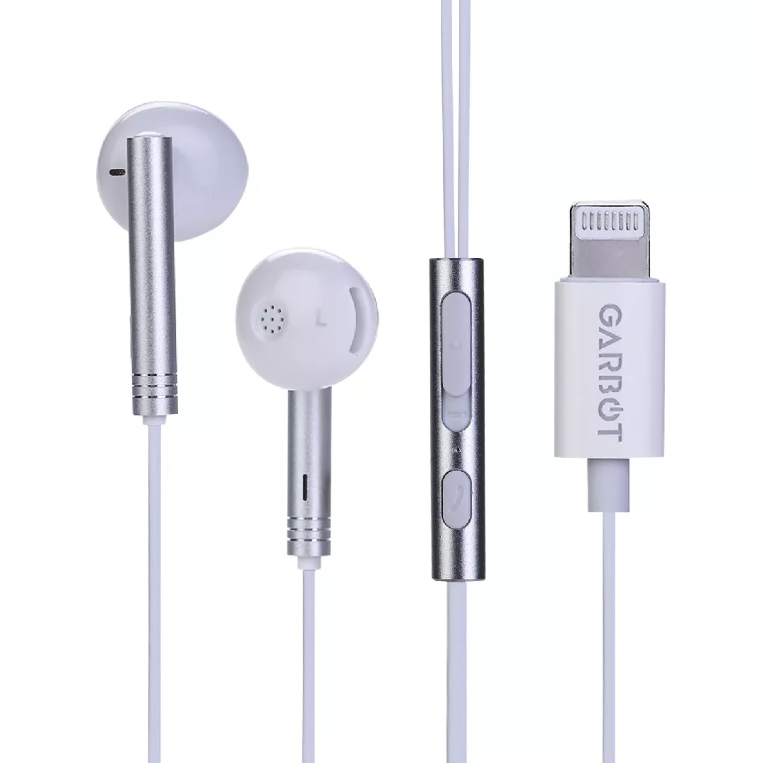 Garbot C-05-10200 austiņas un brīvroku komplekts Vadu &amp; Bezvadu Ausīs Zvani / mūzika Bluetooth Sudrabs, Balts