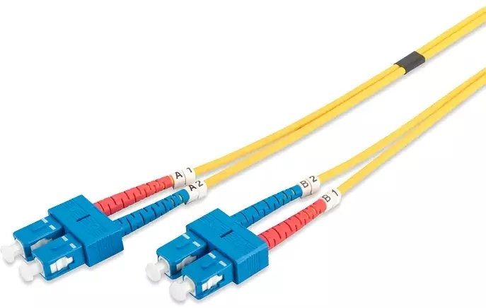 FO Cable 9/125�. OS2. LC/LC. Yellow
