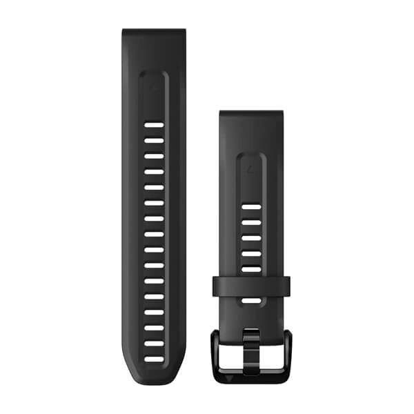 Garmin QuickFit 20 Band Black Silicone