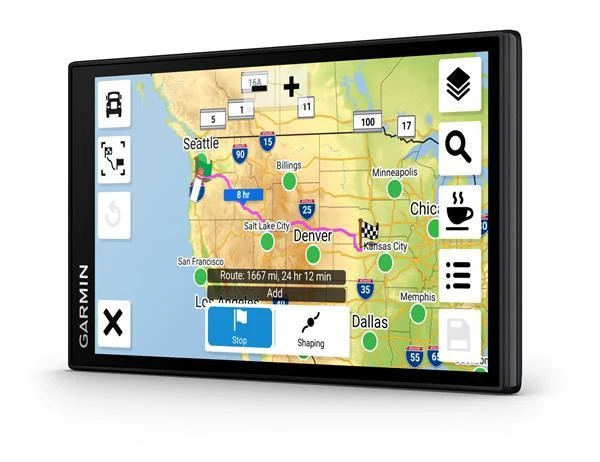 Car navigation Garmin Dezl LGV 610