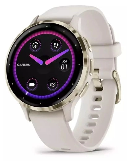 Garmin Venu 3S Smartwatch ivory/soft gold