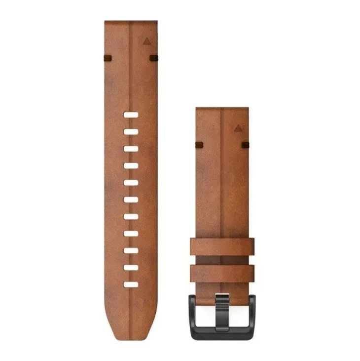 Garmin QuickFit 22 Band Brown Leather