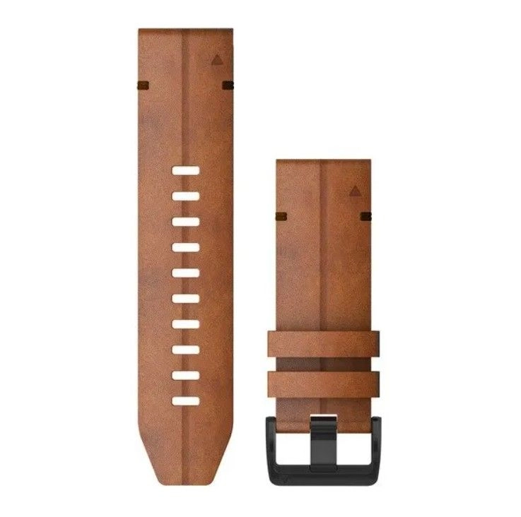 Garmin QuickFit 26 leather strap brown