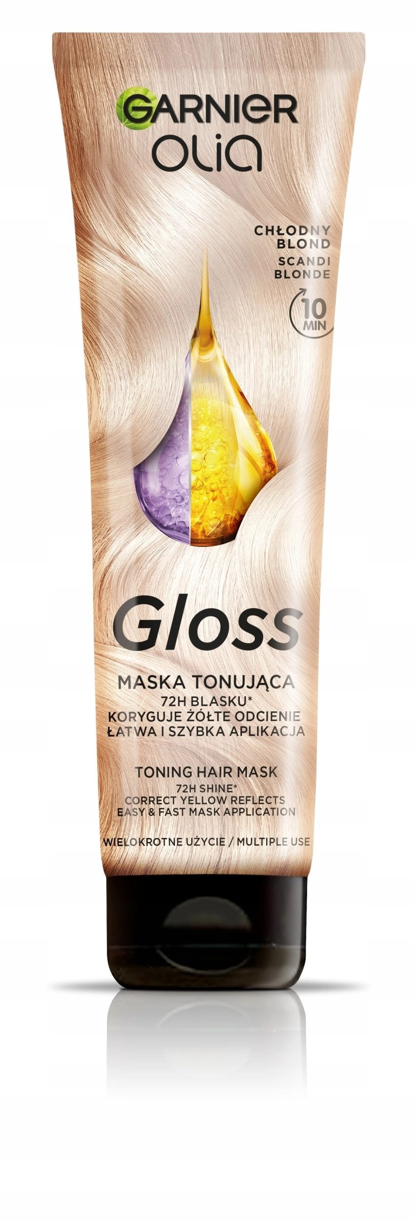 GARNIER_Olia Gloss toning hair mask Cool