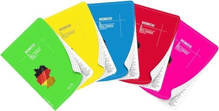 Gatis Polish-German dictionary notebook A5/60k. WIKR-005937